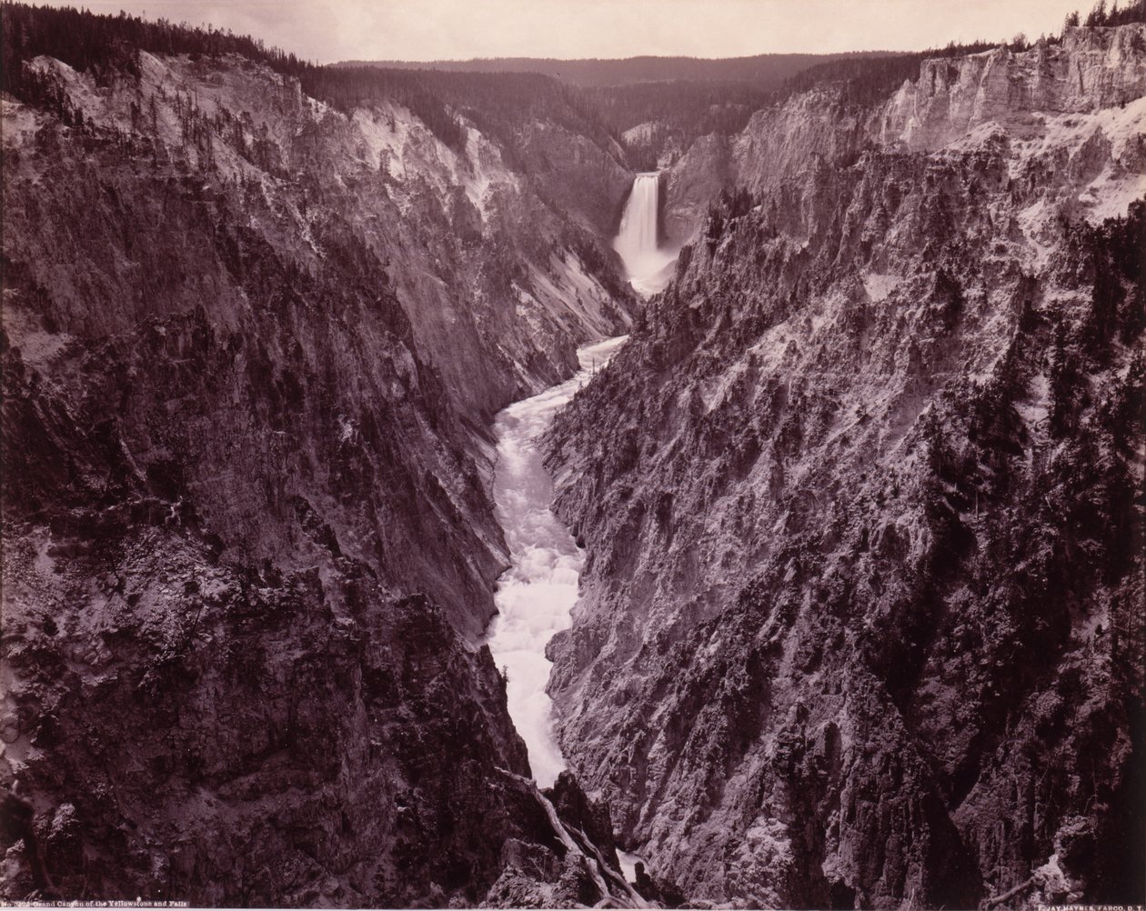 Grand Canyon du Yellowstone et chutes - F. Jay Haynes