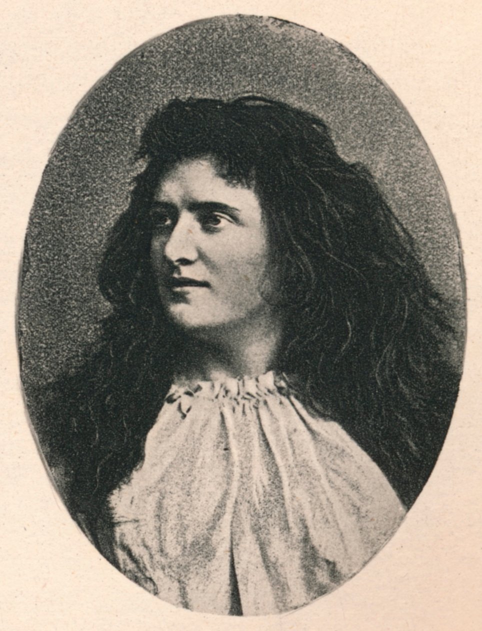 Fanny Moody, vers 1890, 1895 - F. Jenkins Heliog