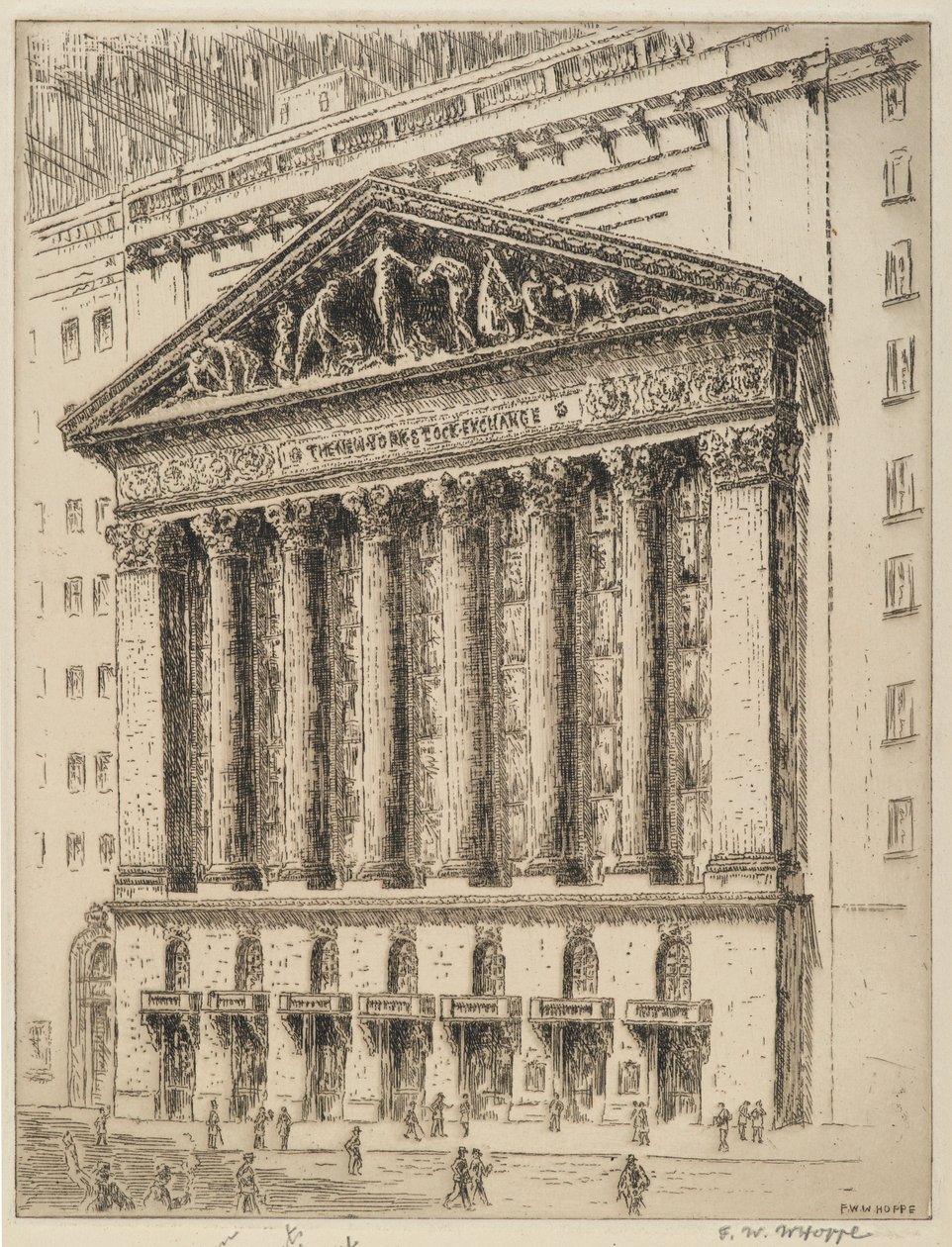 La Bourse de New York - F. W. W. Hoppe