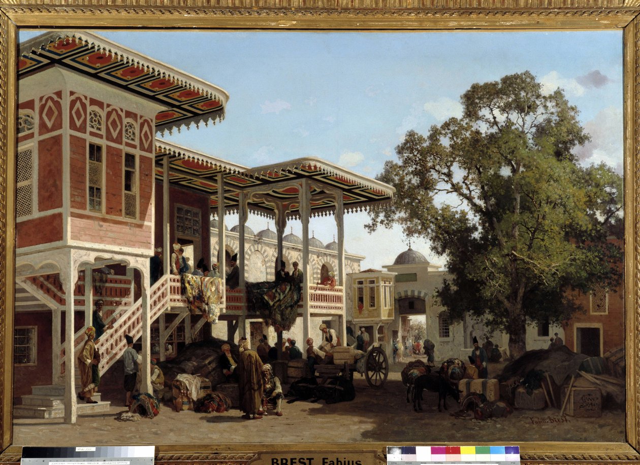 Un caravansérail (ou caravane) à Trébizonde - Fabius Brest