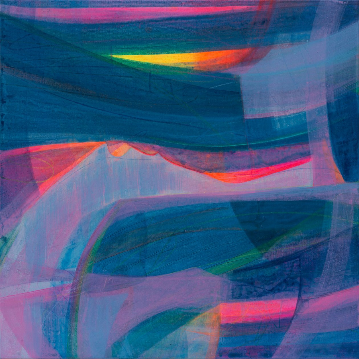 Décisions audacieuses, 2020 (acrylique sur toile) - Faye Bridgwater