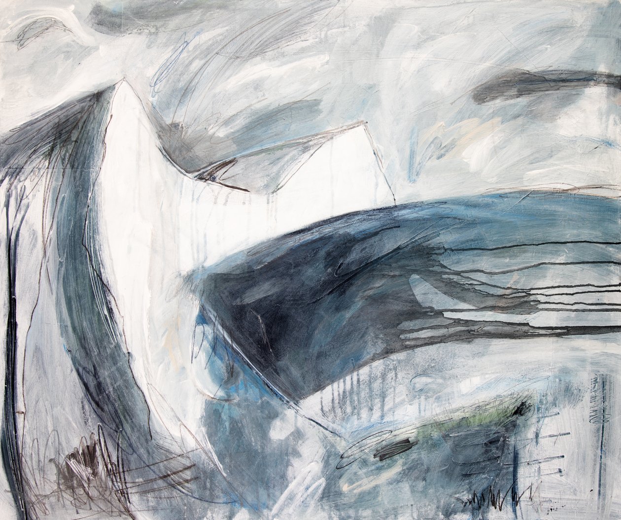 Haven Brow, 2019 (acrylique sur toile) - Faye Bridgwater