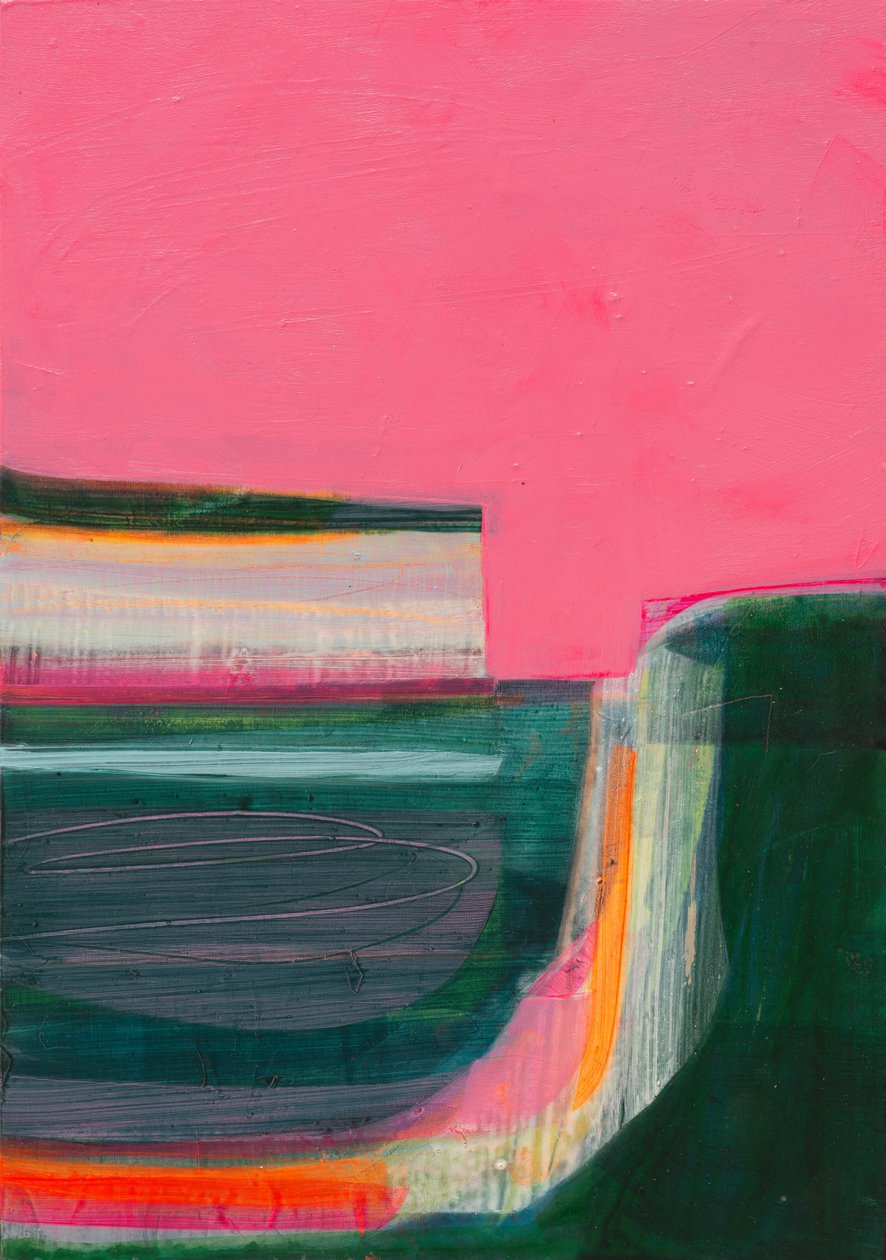 Le reposoir, 2021 (acrylique sur toile) - Faye Bridgwater