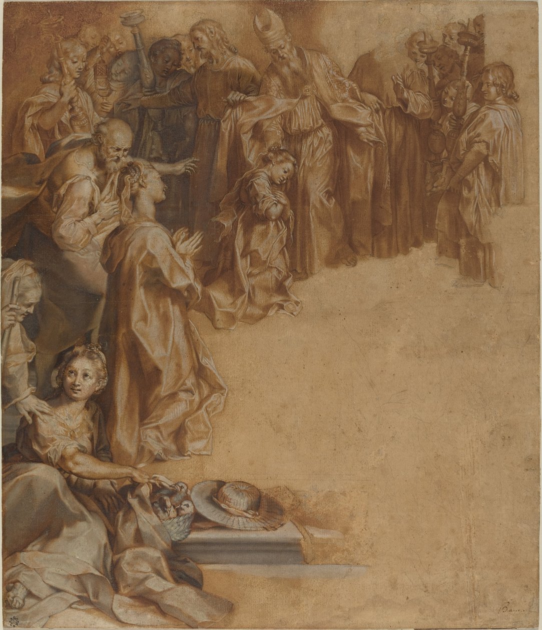 La présentation de la Vierge au temple - Federico Barocci