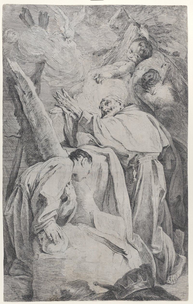 Extase du bienheureux Piero Gambacorti de Pise, vers 1725-28 - Federico Bencovich