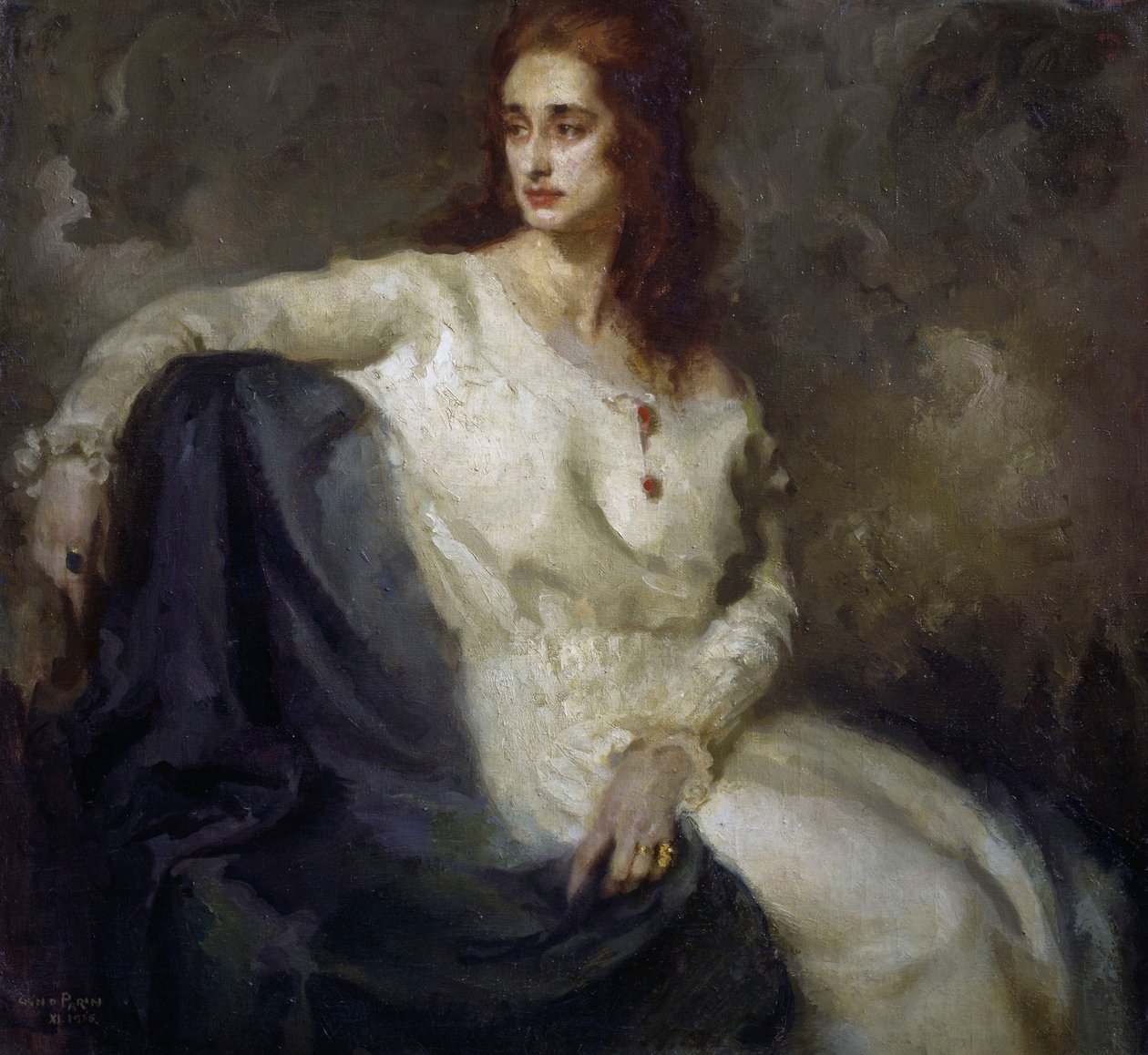 Dame en blanc (Dama in bianco) 1915 - Federico Guglielmo Jehuda Pollack