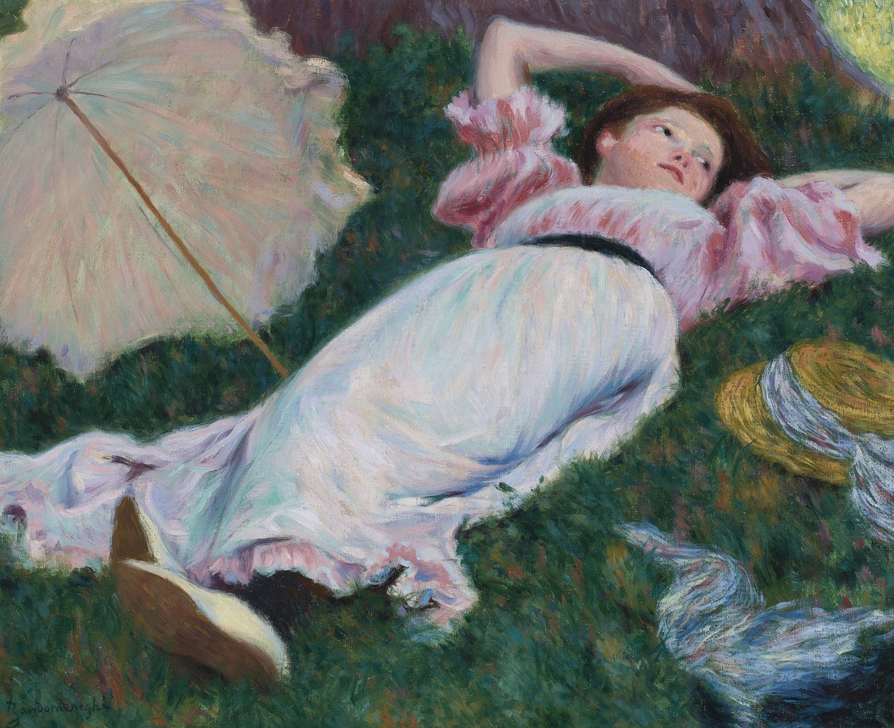 Impressionnisme : Femme allongée - Federigo Zandomeneghi