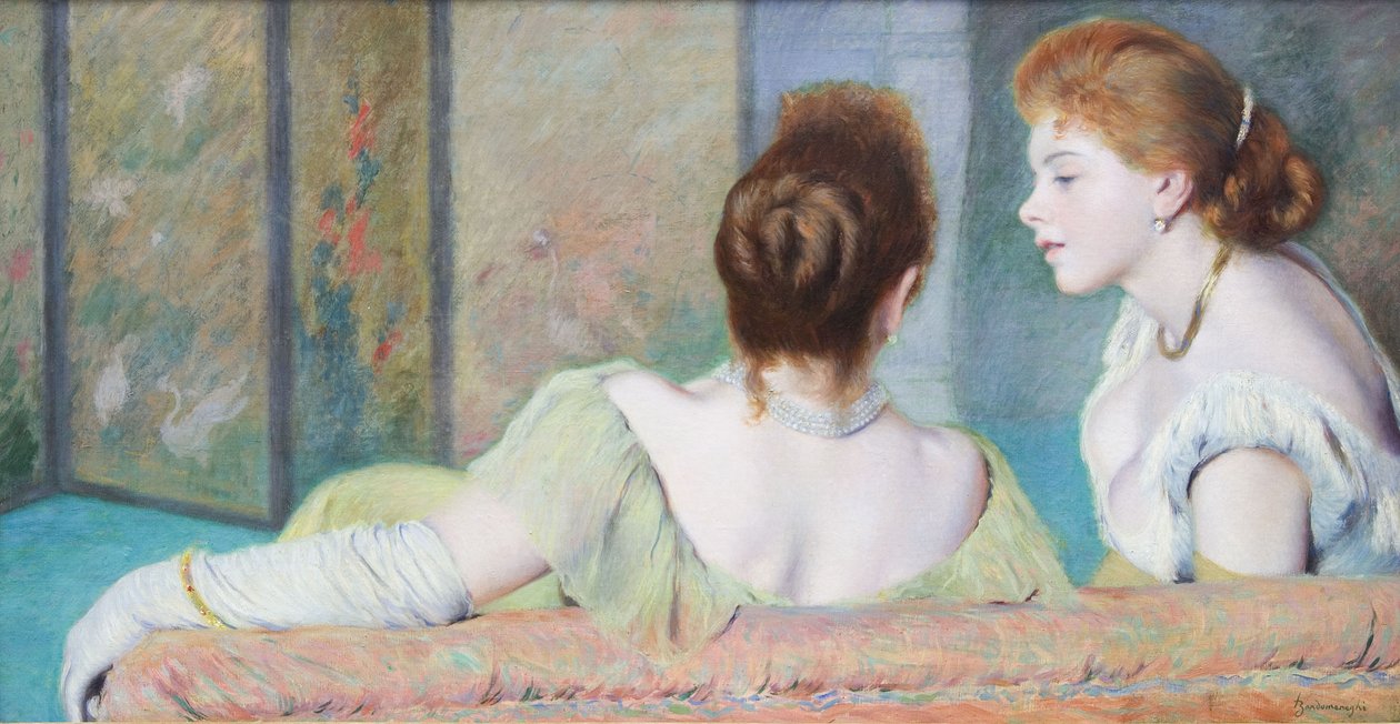 Sur le canapé - Federigo Zandomeneghi