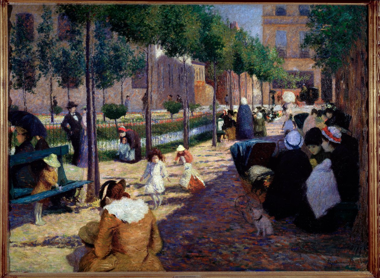 Vue de la place d