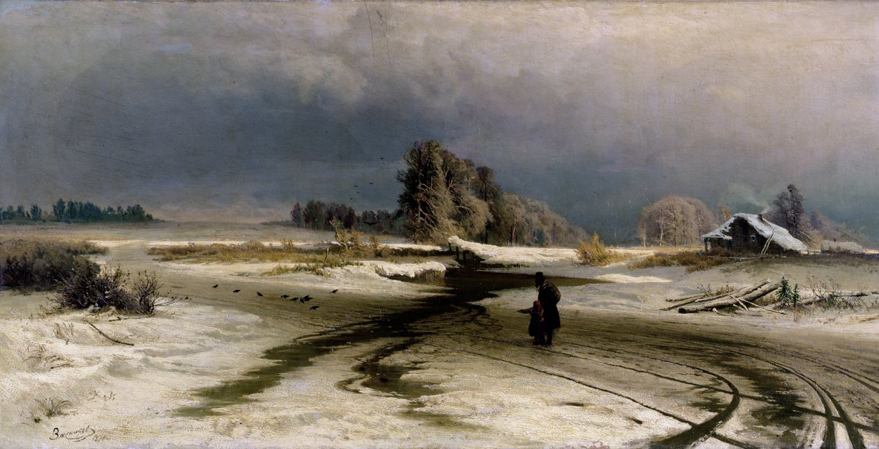 Le dégel, 1871 - Fedor Aleksandrovich Vasiliev