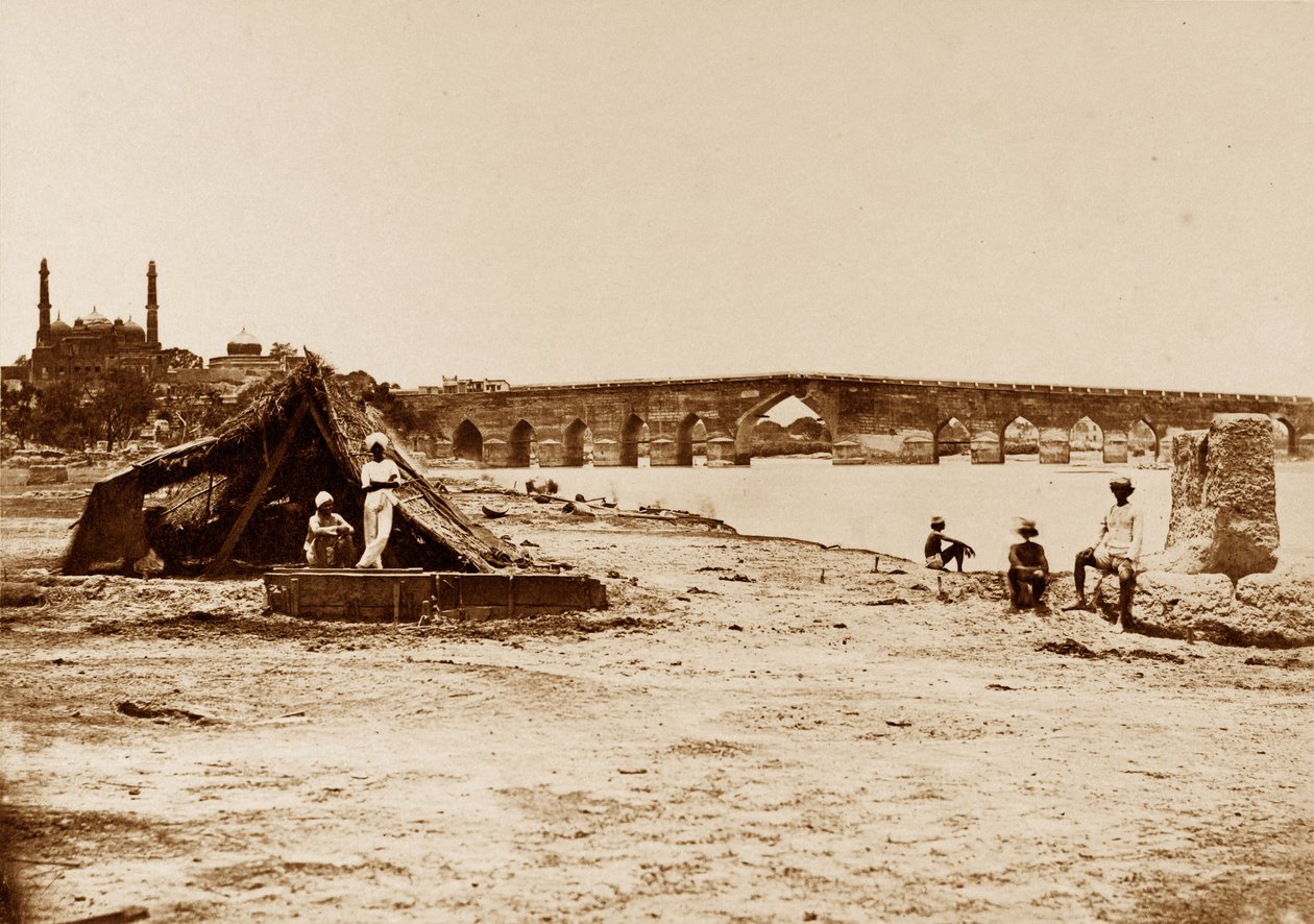 Pont de pierre, Lucknow - Felice Beato
