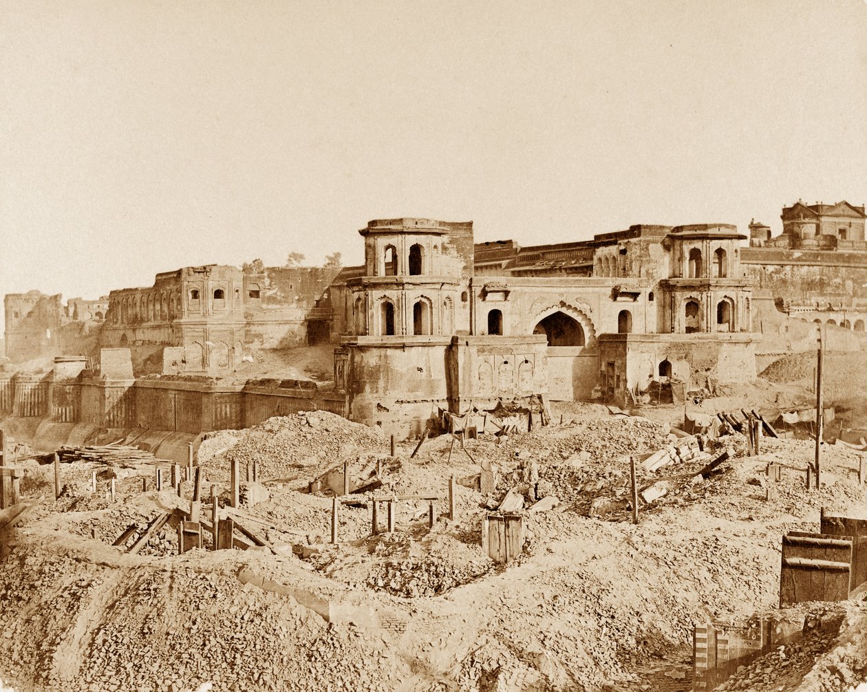 Le Munchee Bau ou vieille citadelle de Lucknow - Felice Beato