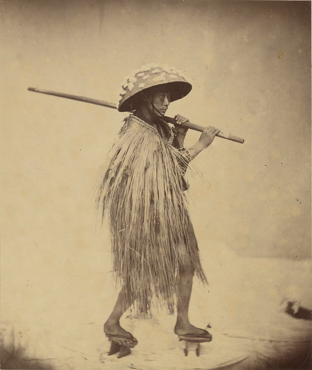 Japonais en Mackintosh, c.1865 - Felice Beato