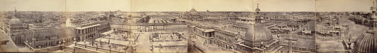 Panorama de Lucknow, Pris depuis le Grand Imambara - Felice Beato