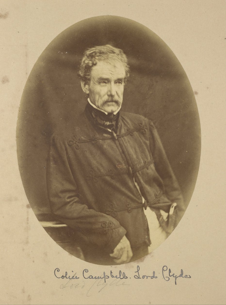 Portrait de Sir Colin Campbell Lord Clyde, Commandant en chef en Inde - Felice Beato