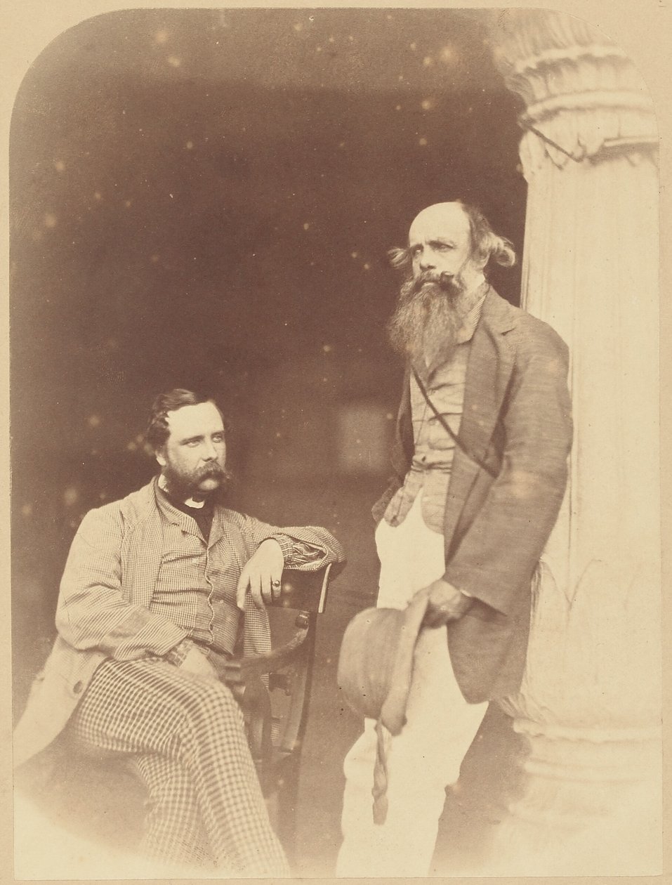 [Portrait de deux hommes européens, l