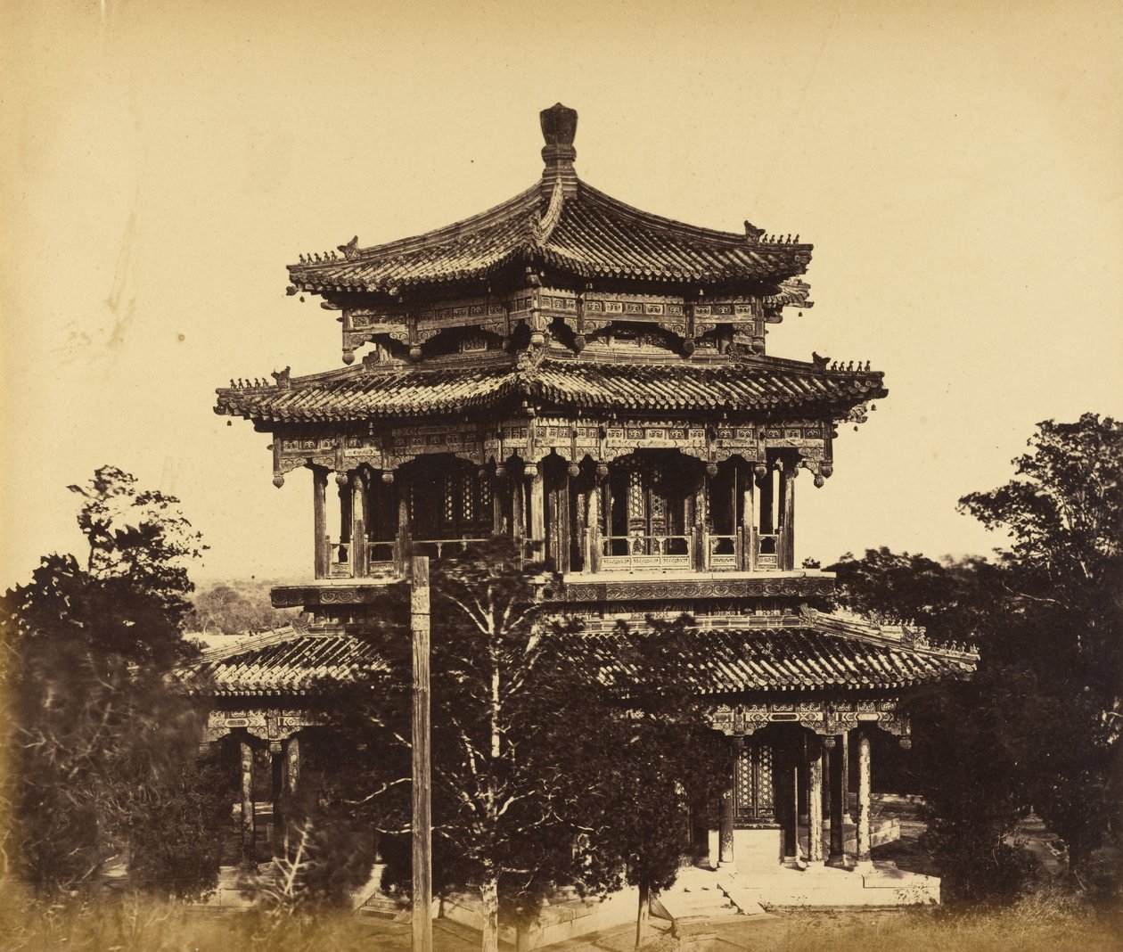 Le grand palais impérial (Yuan Ming Yuan) avant l