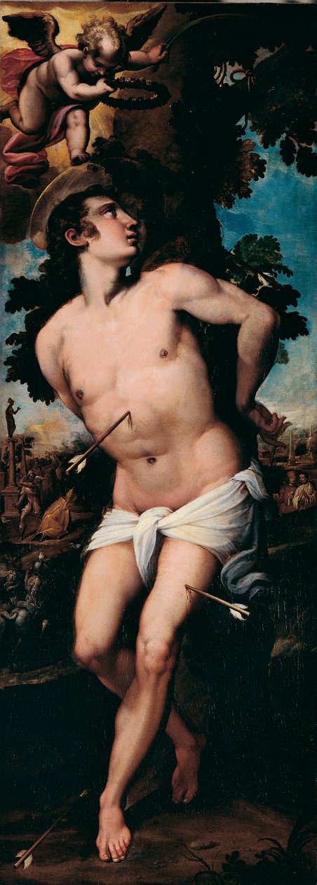 Le martyre de Saint Sébastien - Felice Brusasorci
