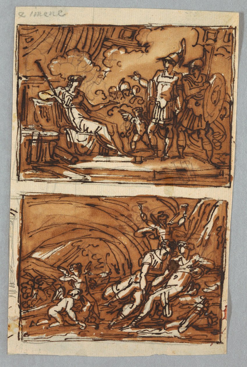 Énée et Achate devant Didon; l