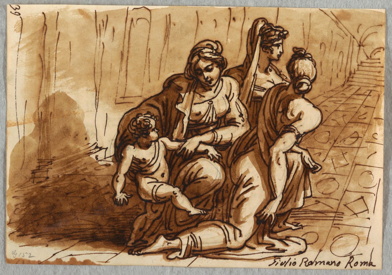 Groupe de figures, étude de la Donation, d