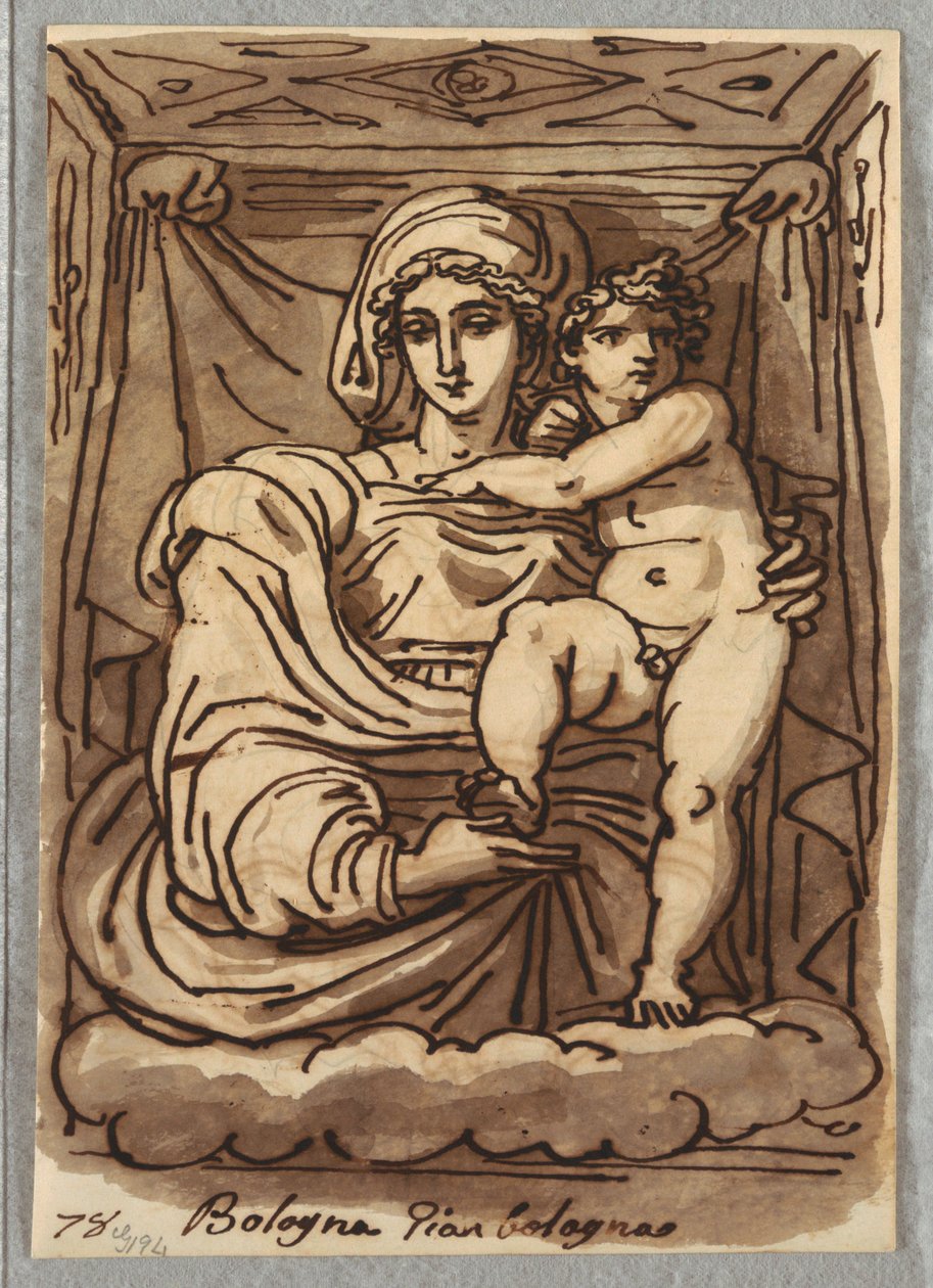Madone et Enfant - Felice Giani