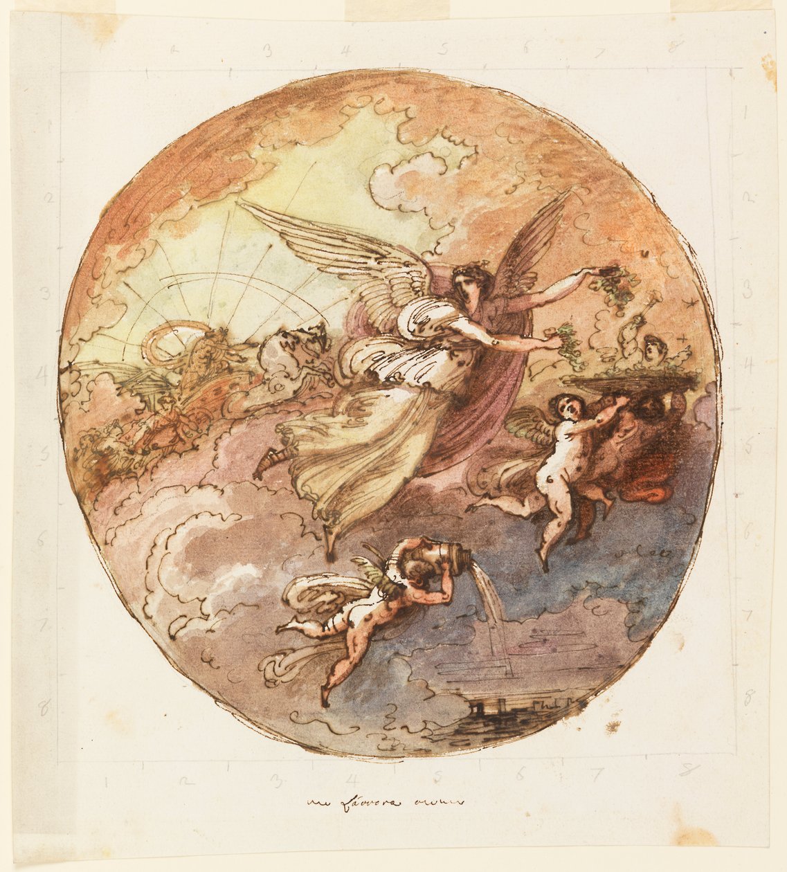 Projet de conception de plafonds : Aurora - Felice Giani