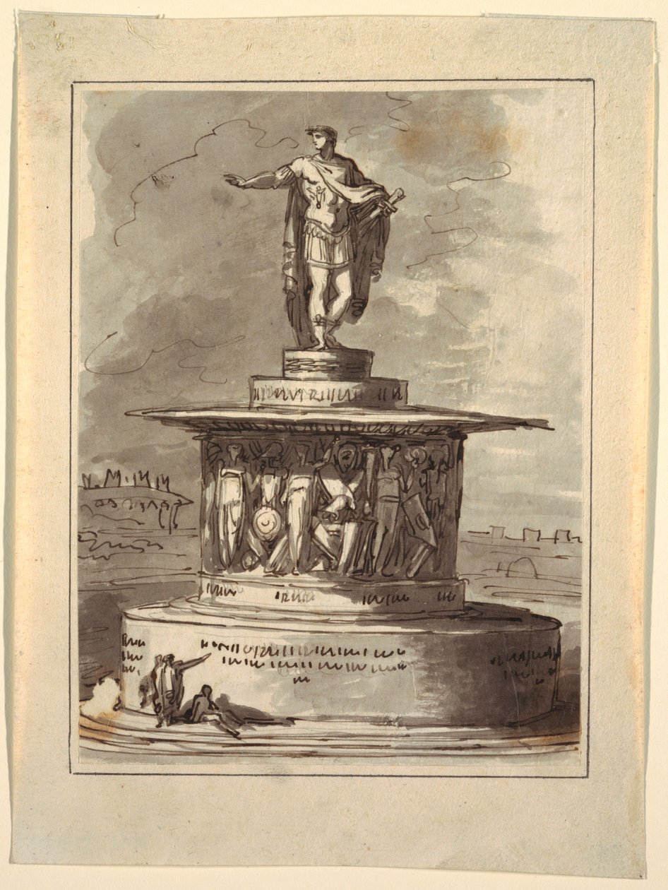 Projet de monument pour le Foro Bonaparte, Milan, 1800 - Felice Giani