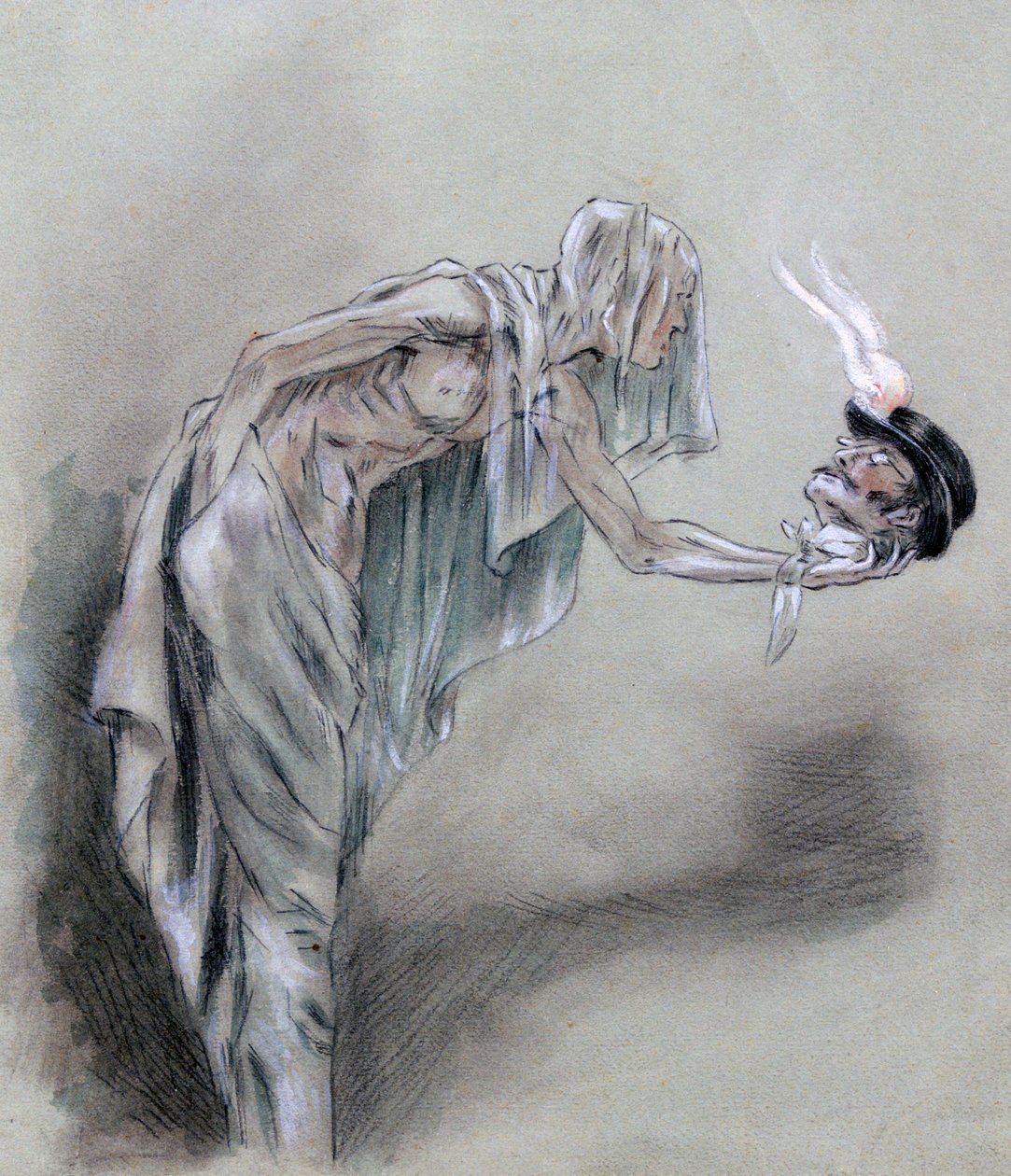 Chez les passants - Felicien Joseph Victor Rops