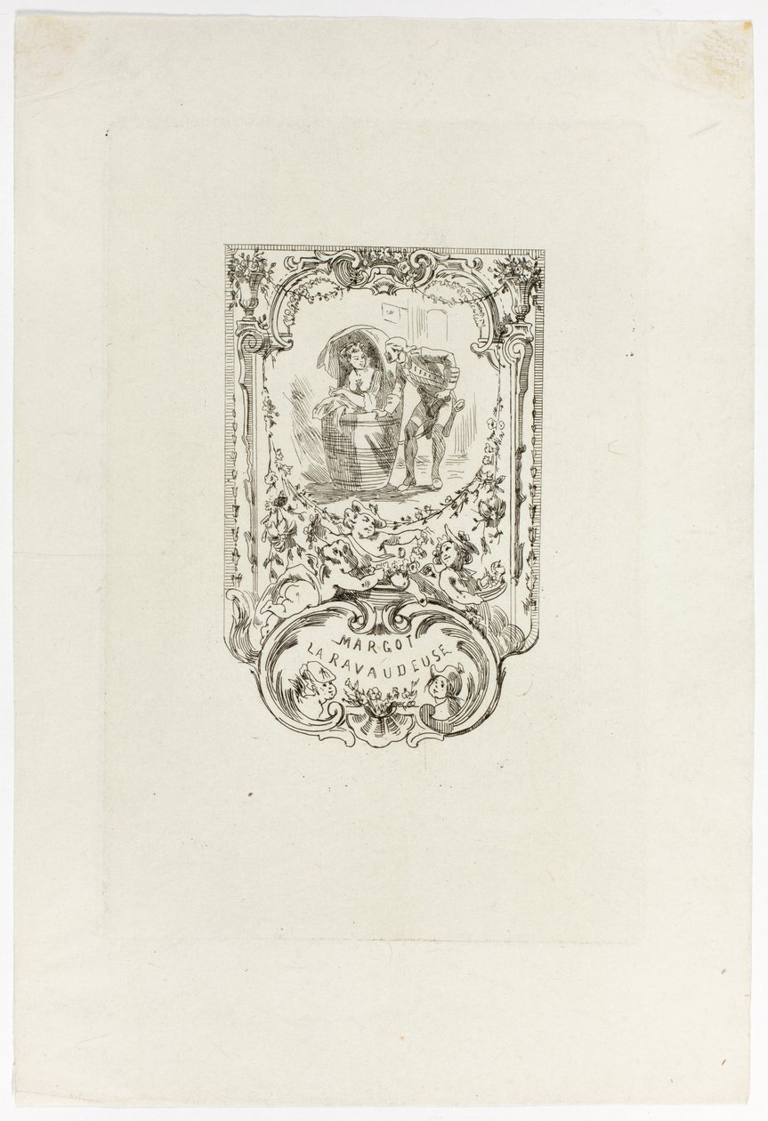 Frontispiece to Margot la Ravaudeuse - Félicien Rops