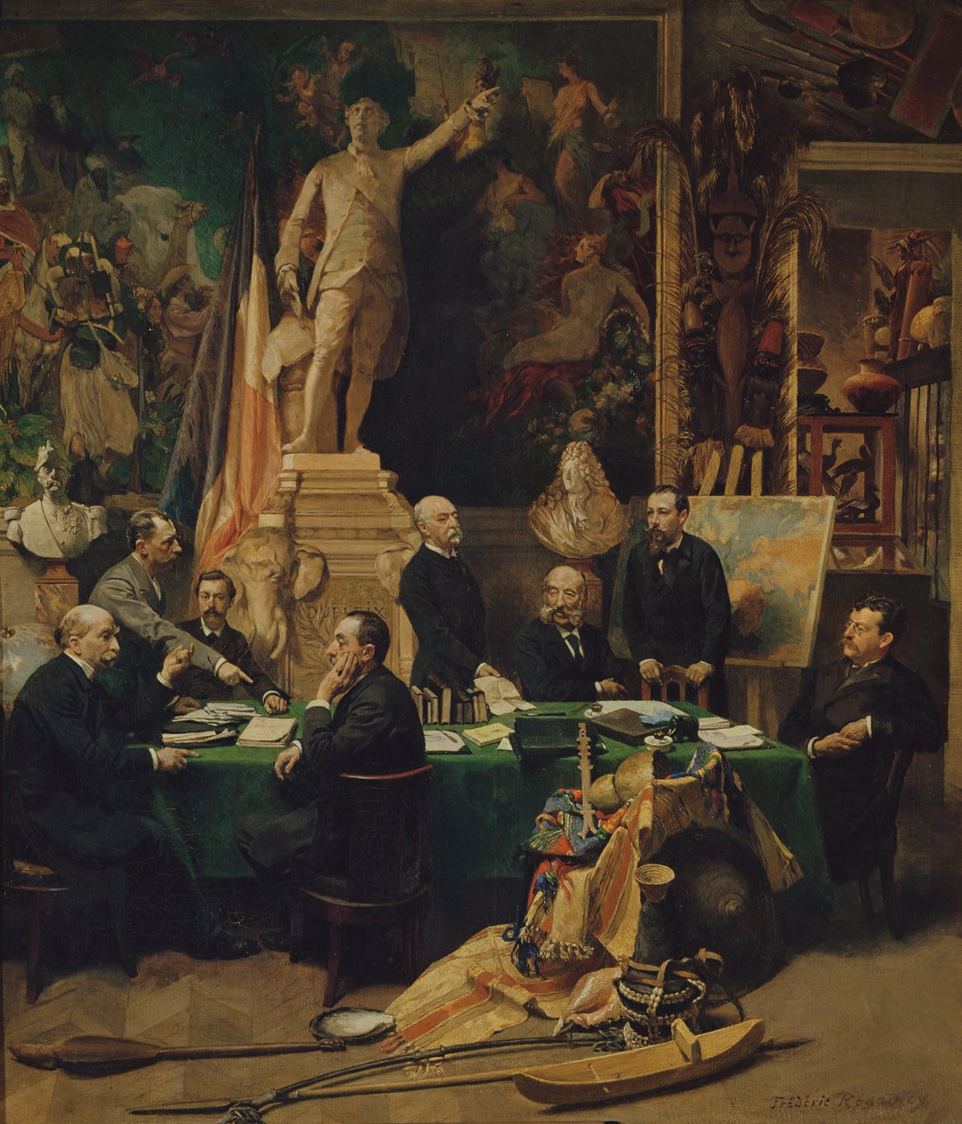 Les délégués coloniaux et Jules Ferry (1832-93) 1892 - Felix Regamey