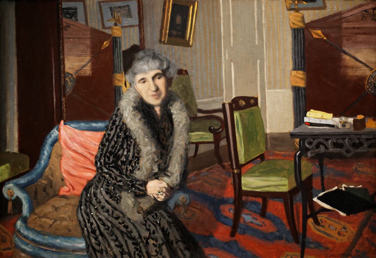 Madame Alexandre Bernheim - Felix Edouard Vallotton