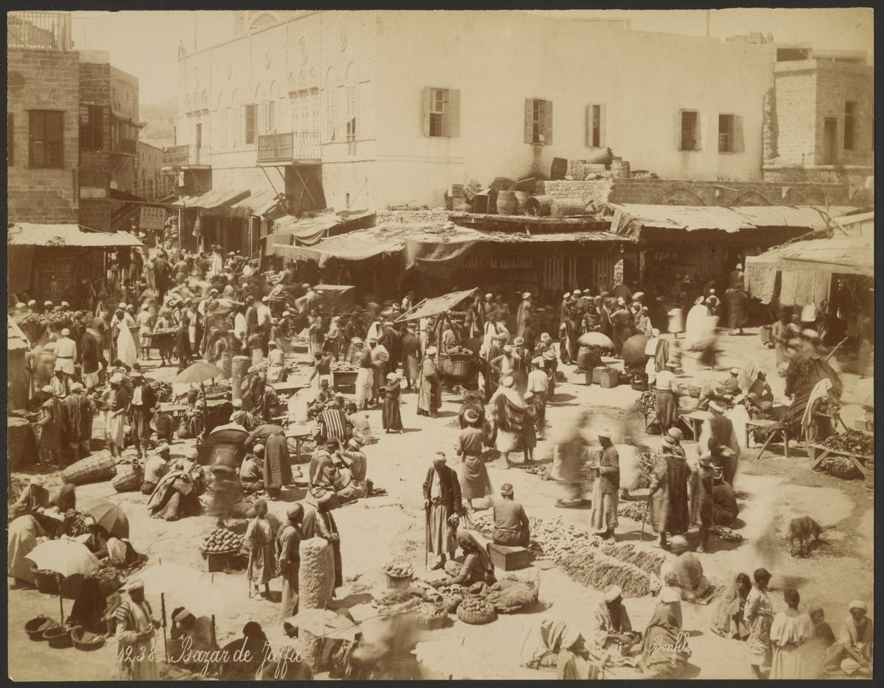 Bazar de Jaffa - Félix Bonfils