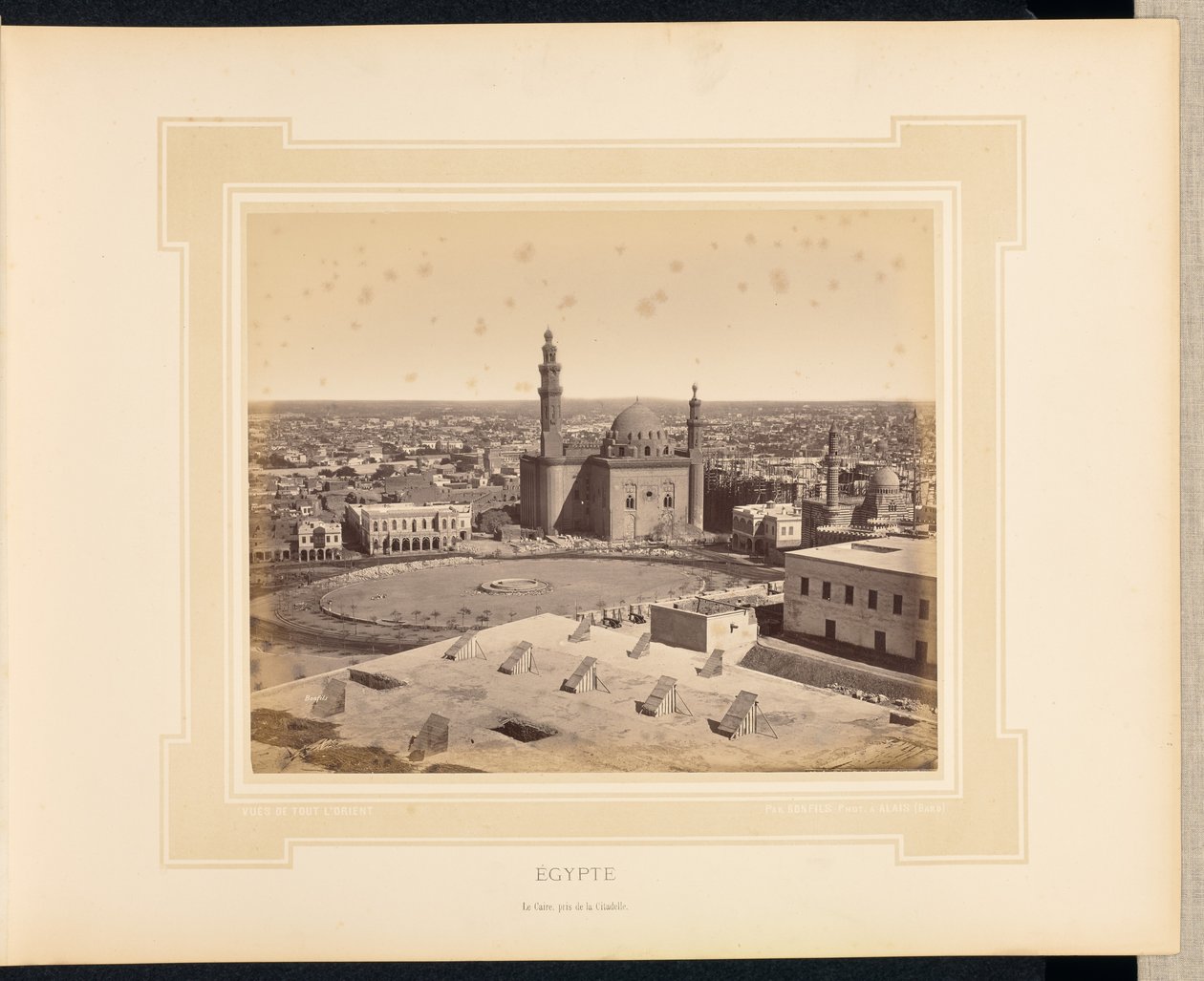 Égypte: Le Caire, pris de la Citadelle - Félix Bonfils