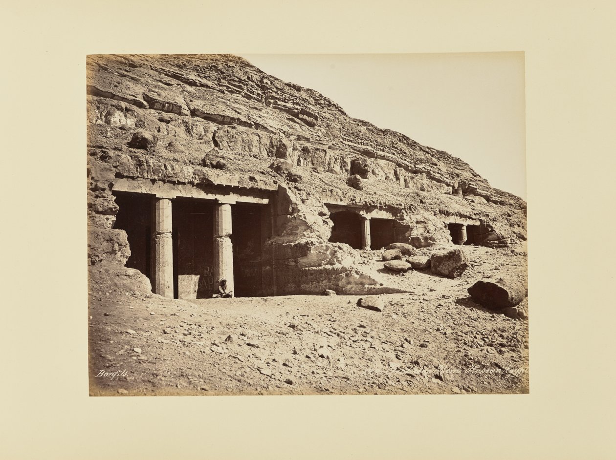 Grotte de Béni-Hassan, Égypte - Félix Bonfils