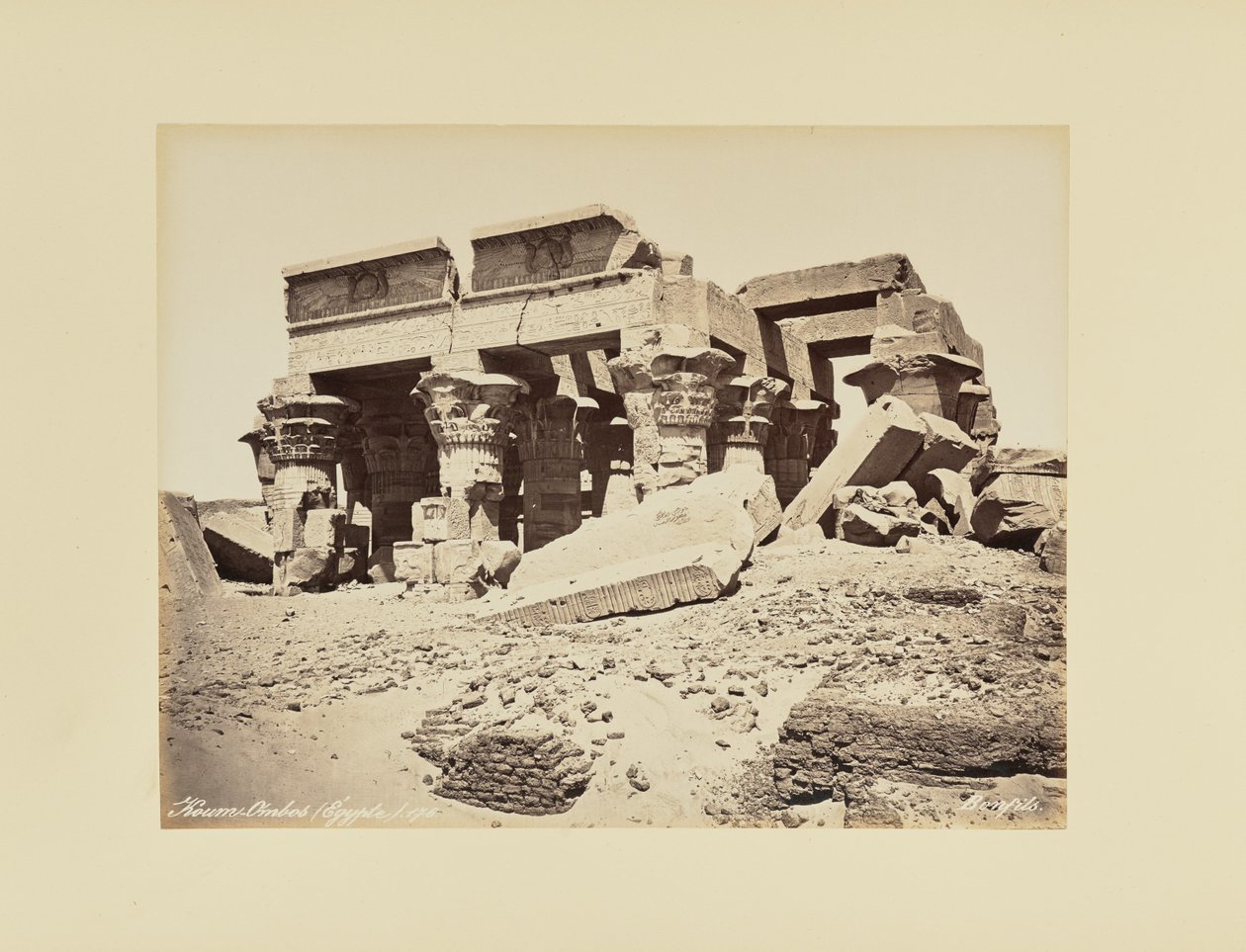 Koum-Ombos (Égypte) - Félix Bonfils