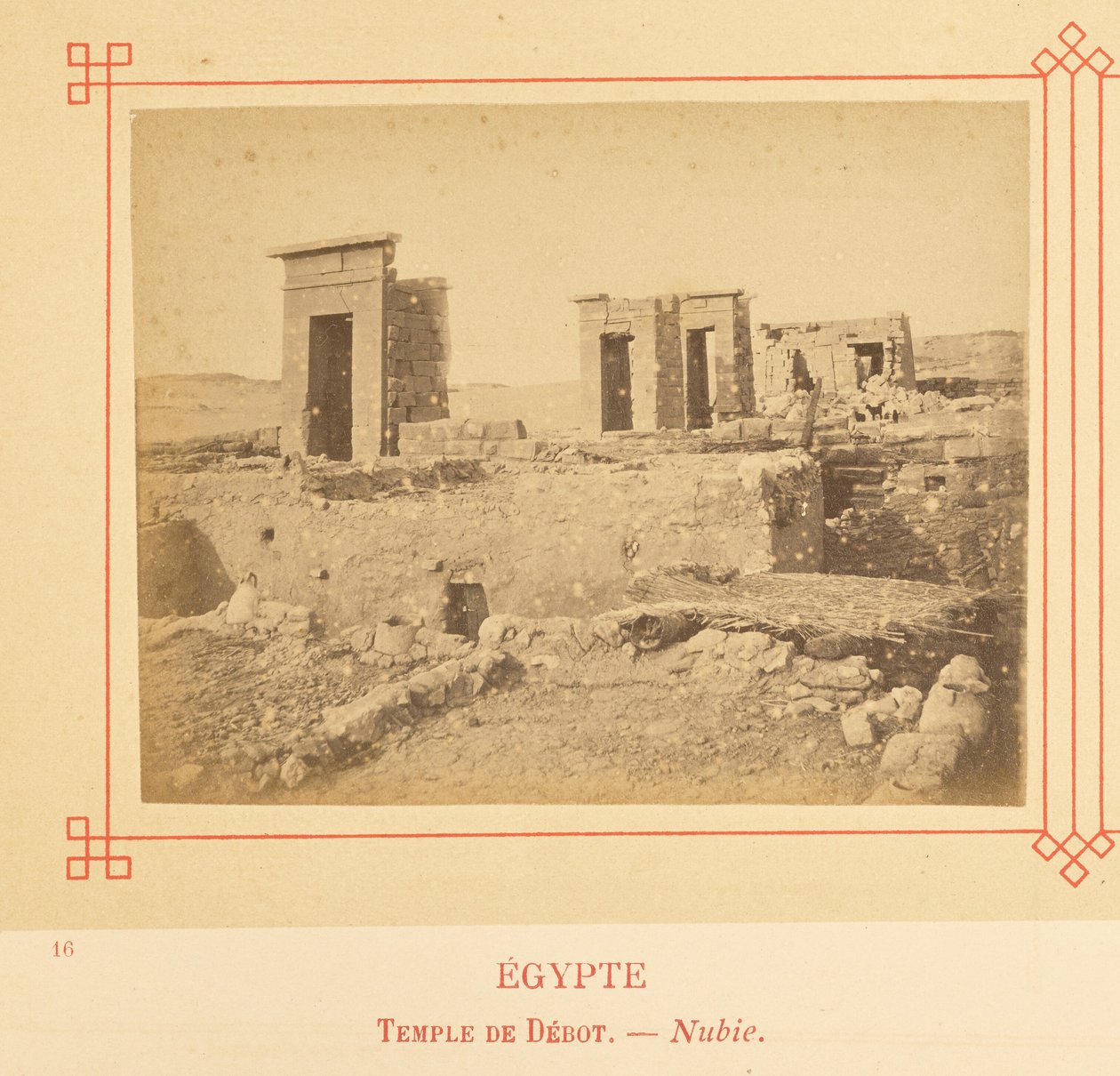 Temple de Debod - Nubie - Félix Bonfils