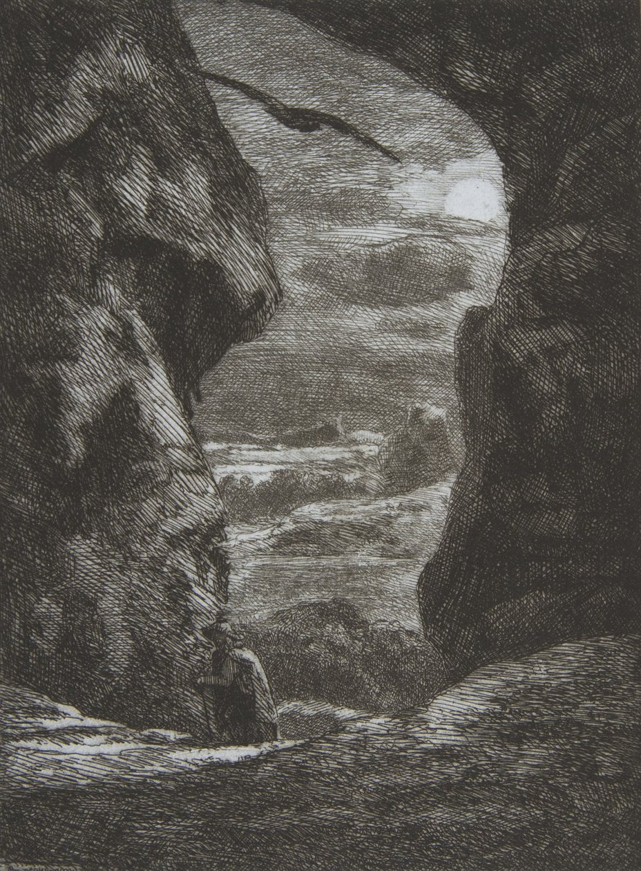Adieu aux Karpatz, 1857 - Felix Bracquemond