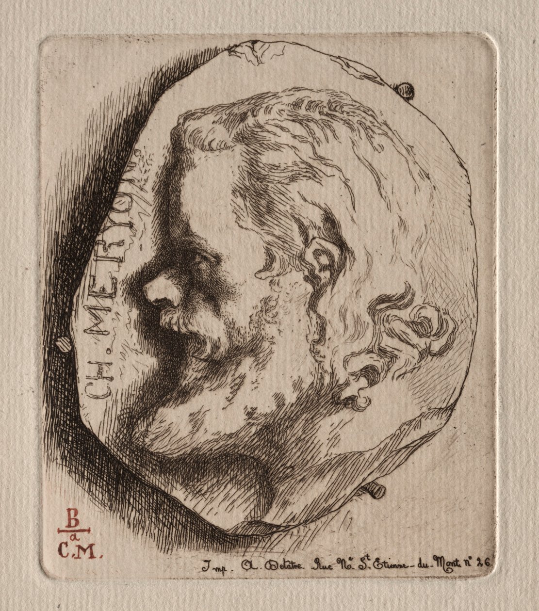 Charles Meryon, 1854 - Felix Bracquemond