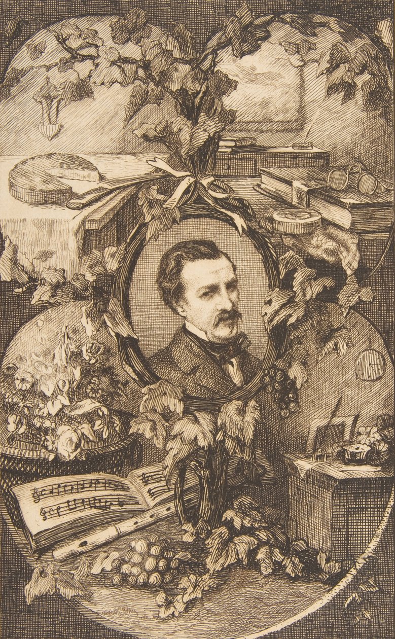 Frontispice pour Les Amis de la Nature de Champfleury - Felix Bracquemond