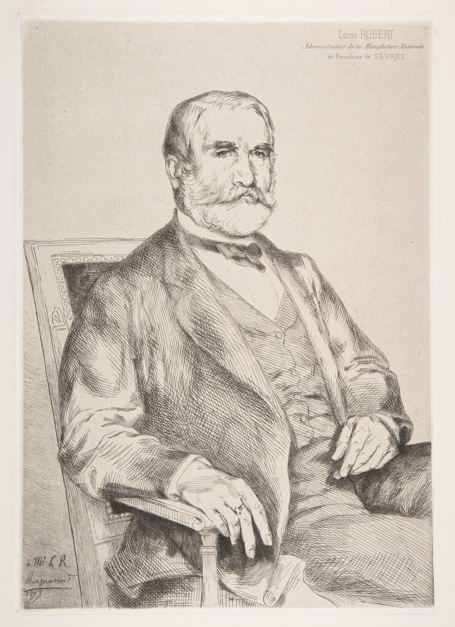Portrait de Louis Robert - Felix Bracquemond