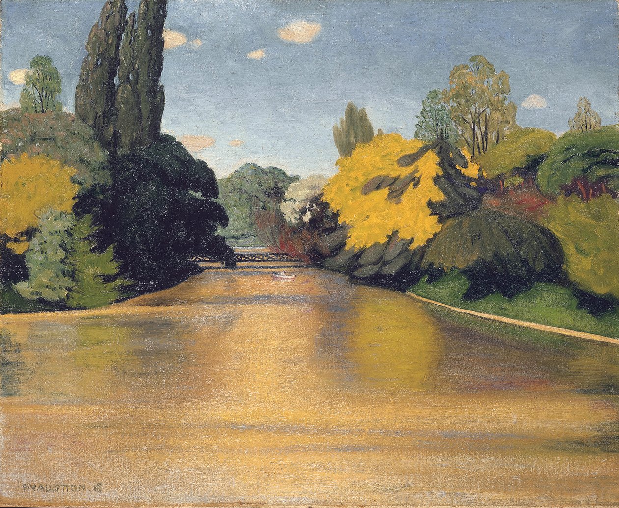 Bois de Boulogne, Las St. James, 1918 - Felix Edouard Vallotton
