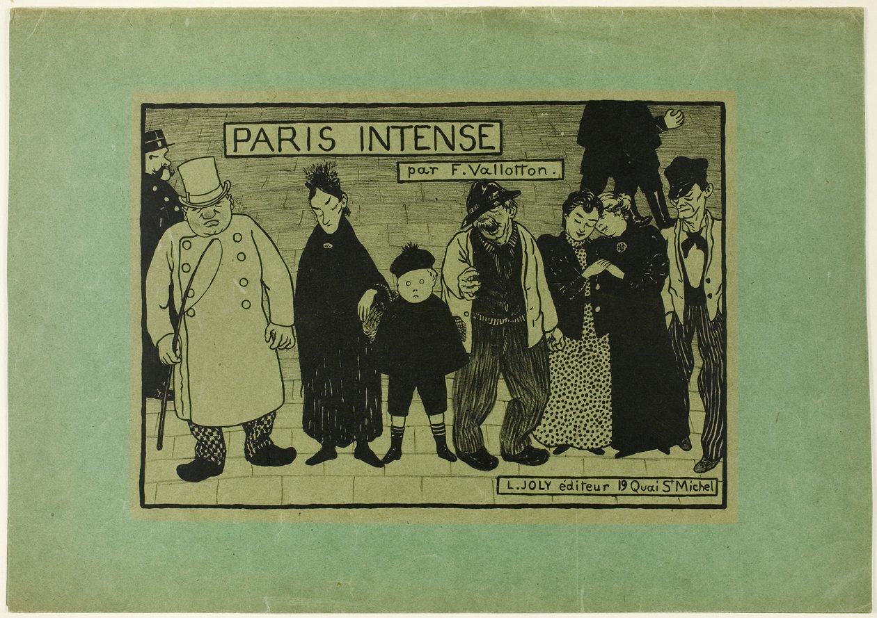 Couverture pour Paris Intense - Felix Edouard Vallotton