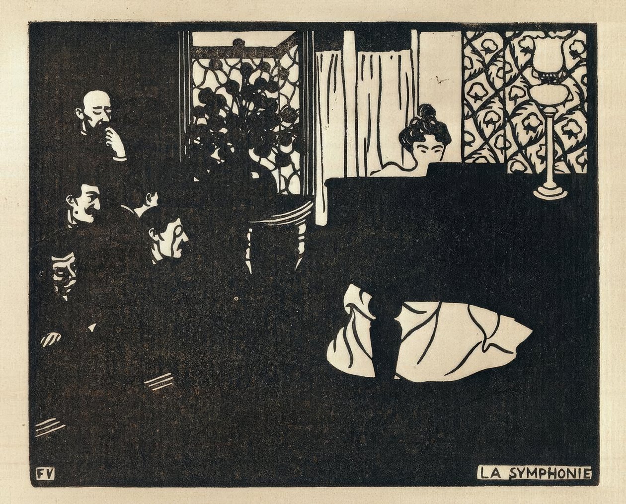 La symphonie - Felix Edouard Vallotton