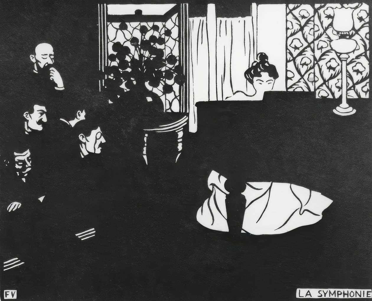 La symphonie - Felix Edouard Vallotton