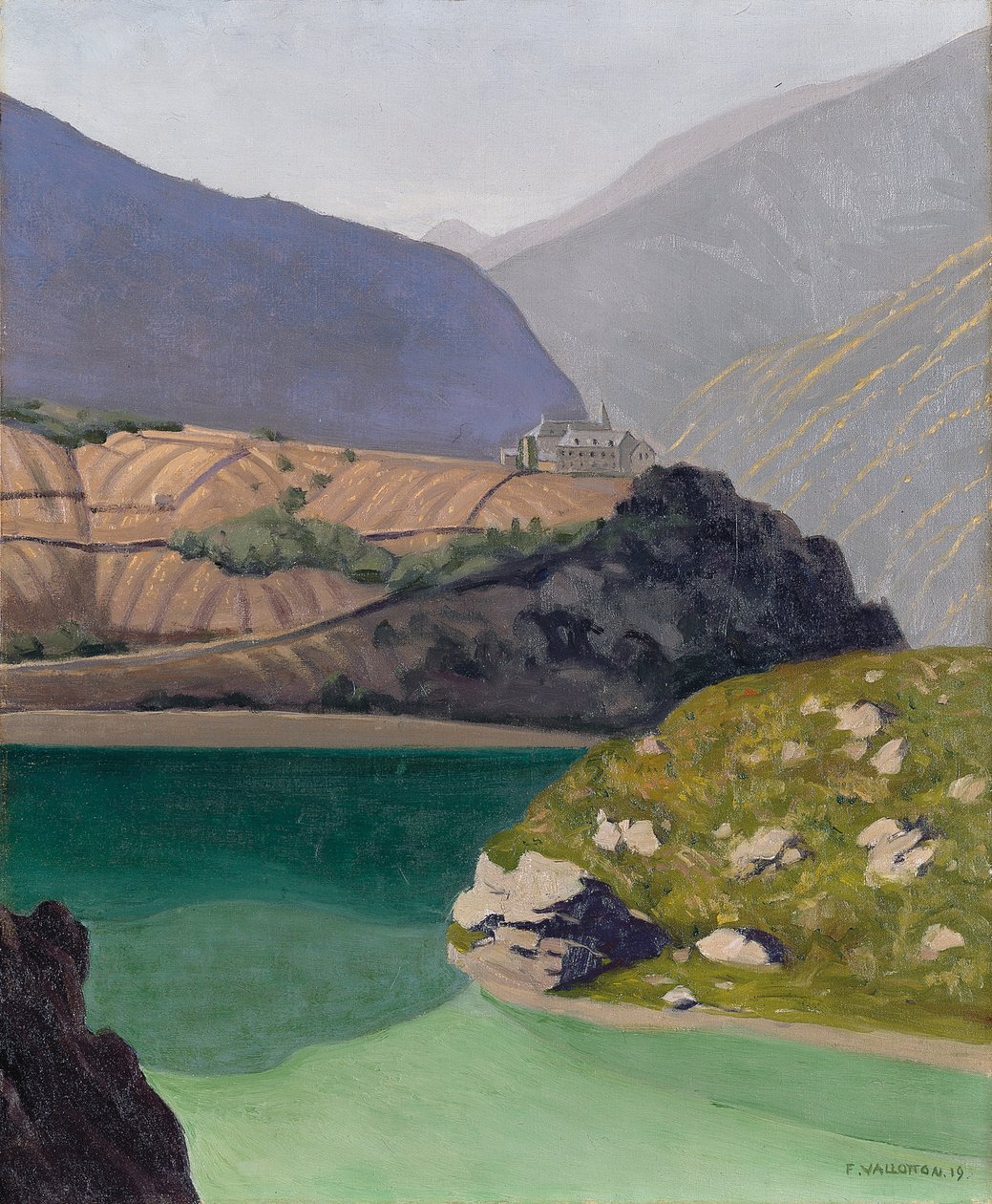 Lac Géronde, Sierre, 1919 - Felix Edouard Vallotton