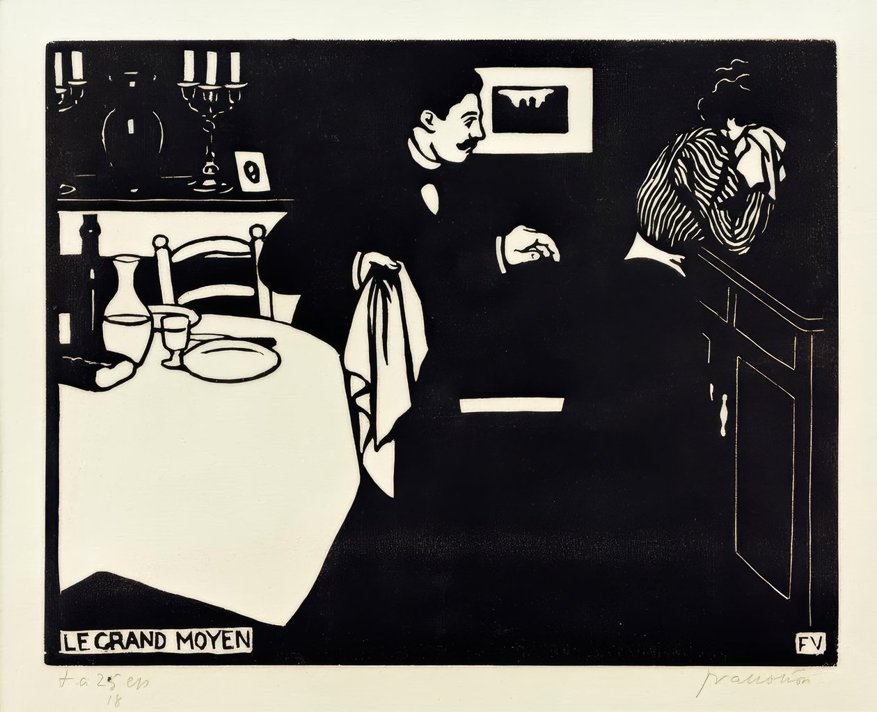 Le grand moyen - Felix Edouard Vallotton