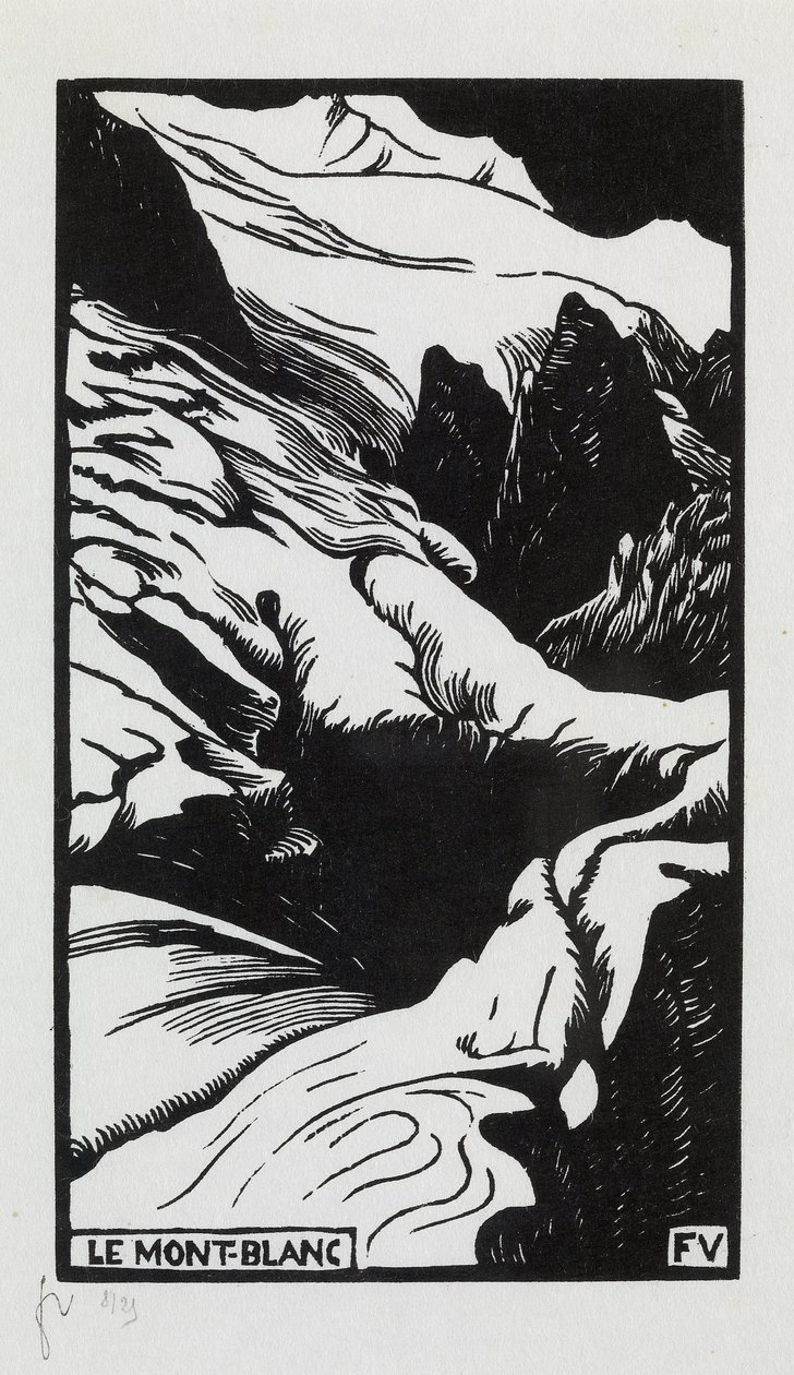 Mont-Blanc, 1892 - Felix Edouard Vallotton