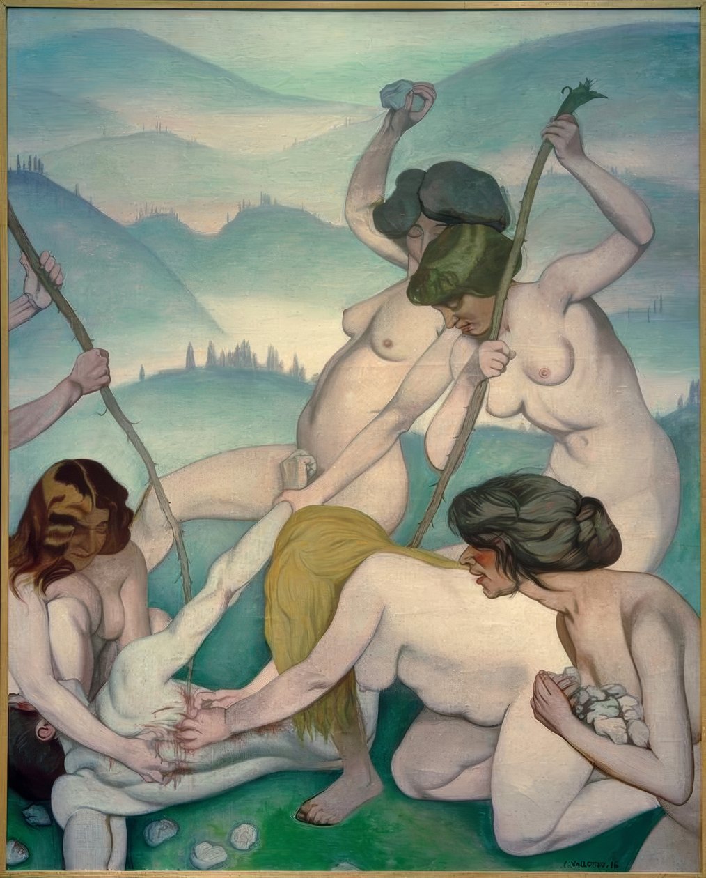Orphée dépecé - Felix Edouard Vallotton