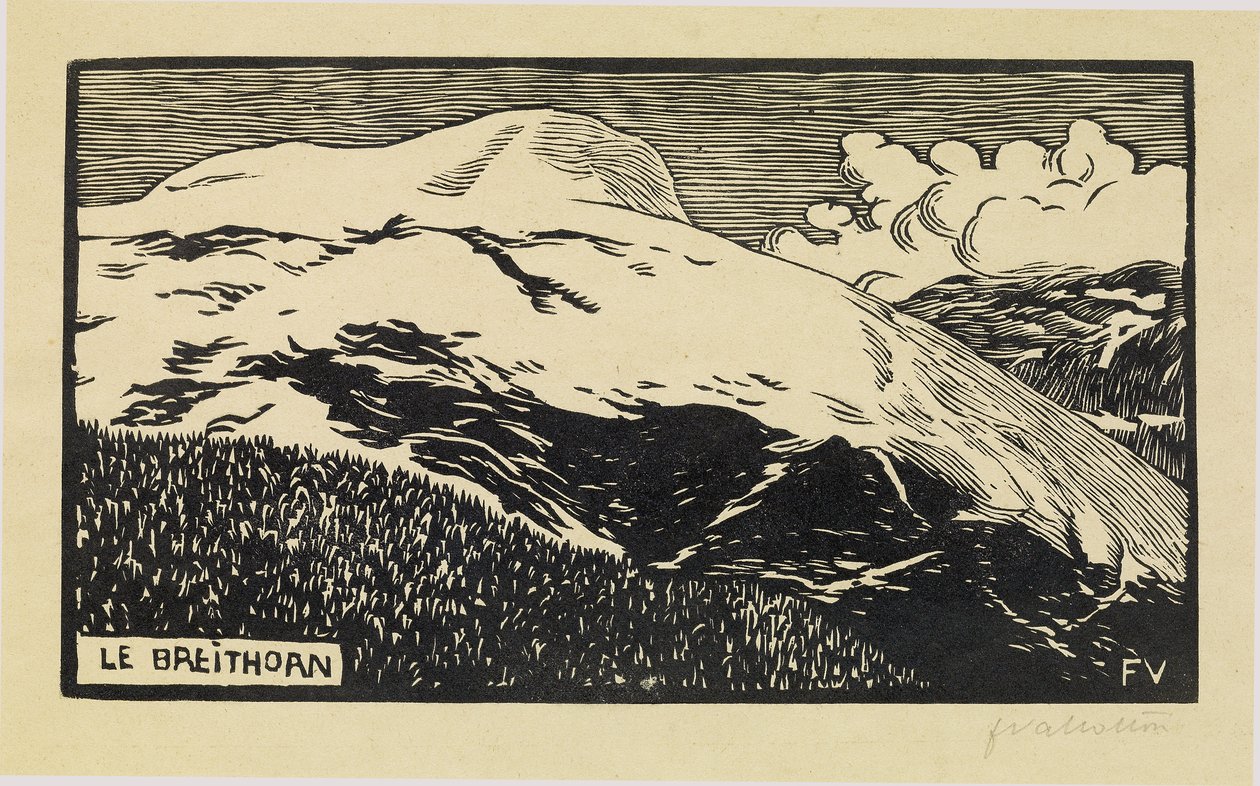 Le Breithorn, 1892 - Felix Edouard Vallotton