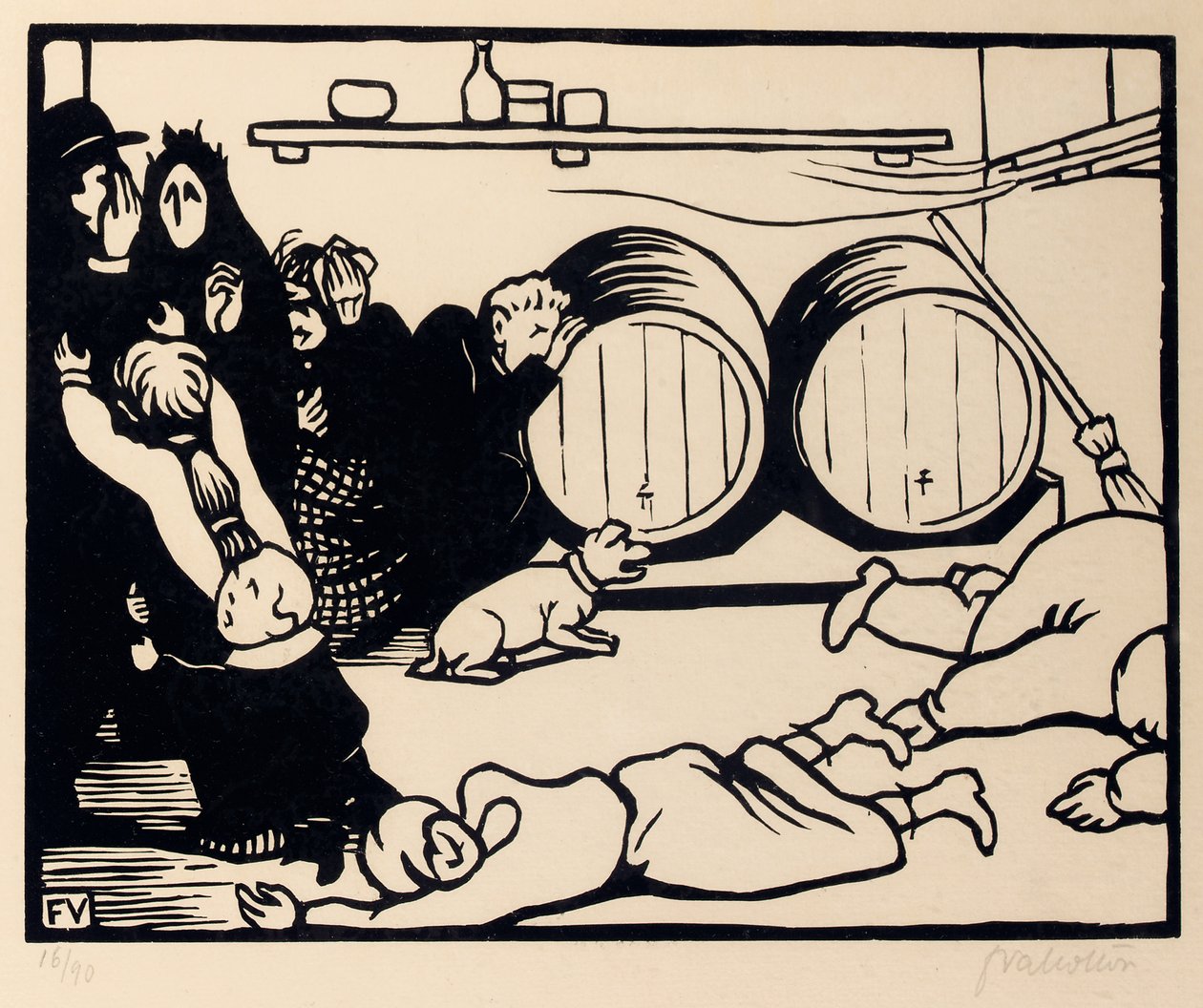 Ceci est la guerre, 1915-16 - Felix Edouard Vallotton